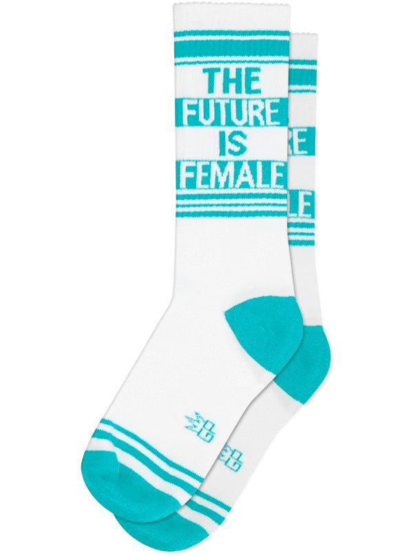 Unisex The Future Is Female Ribbed Gym Socks