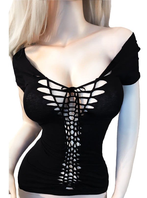 Women&#39;s Gothic Cowgirl Festival Top