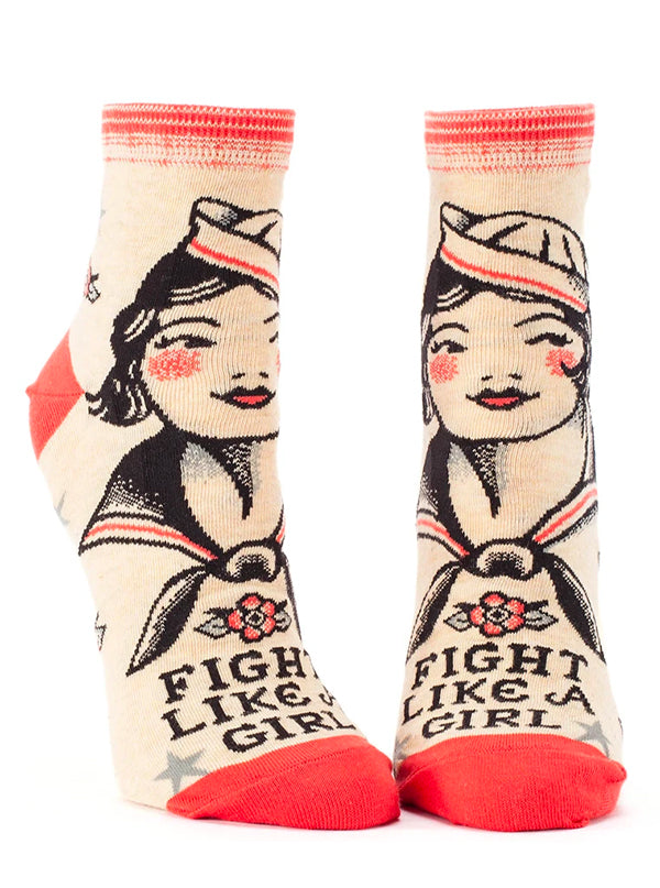Women&#39;s Fight Like A Girl Ankle Socks