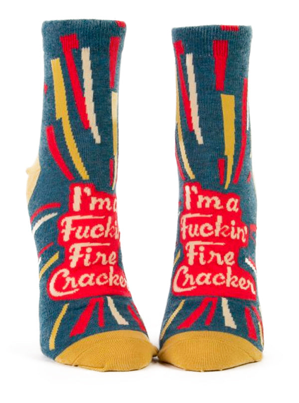 Women&#39;s I&#39;m A Fuckin&#39; Firecracker Ankle Socks