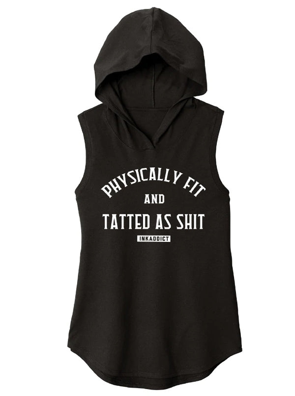 Women&#39;s Physically Fit Sleeveless Hoodie