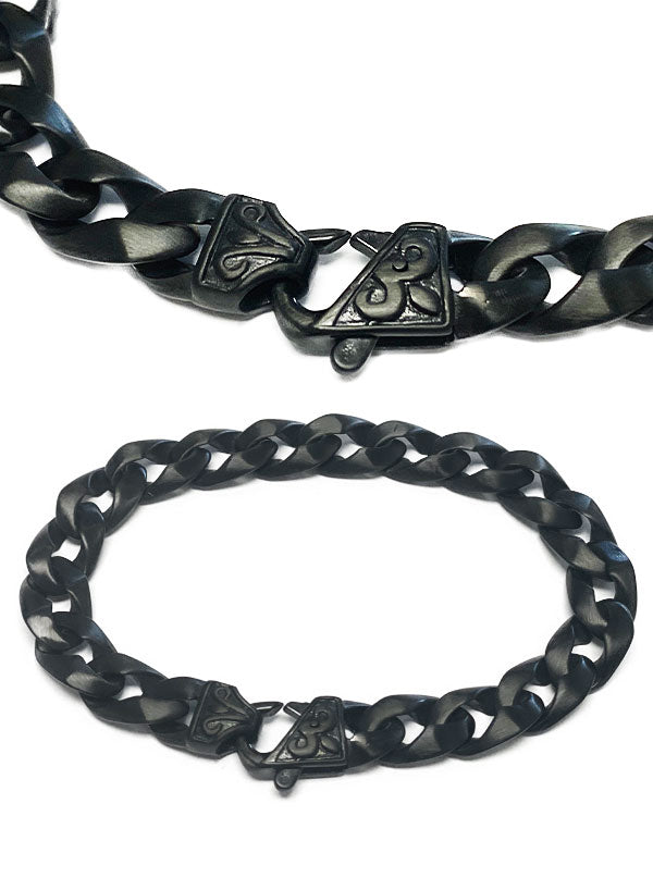 Men&#39;s Fleur de Lis Curb Chain Bracelet
