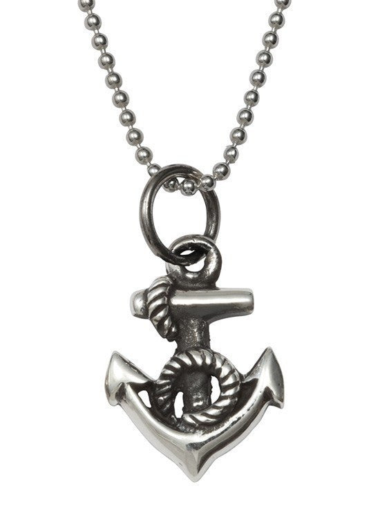 Lil Anchor Charm Necklace studio