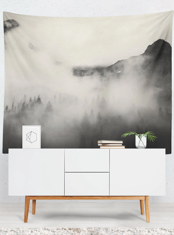 Foggy Mountain Tapestry