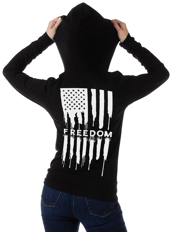 Women&#39;s Bleeding Freedom Hoodie