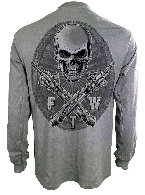 Men&#39;s FTW Skull Long Sleeve Tee