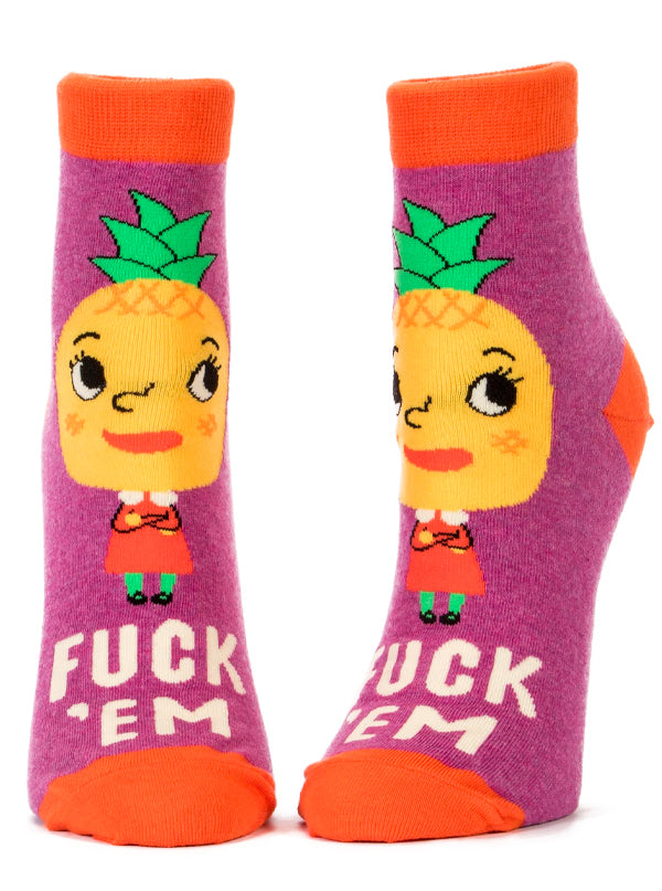 Women&#39;s Fuck &#39;Em Ankle Socks