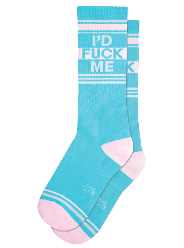 Unisex I&#39;d Fuck Me Ribbed Gym Socks