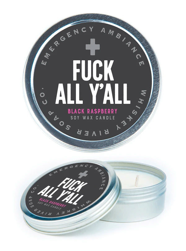 Fuck All Y&#39;all Travel Tin Candle
