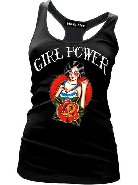 Women&#39;s &quot;Girl Power&quot; Collection by Pinky Star (Black) - www.inkedshop.com