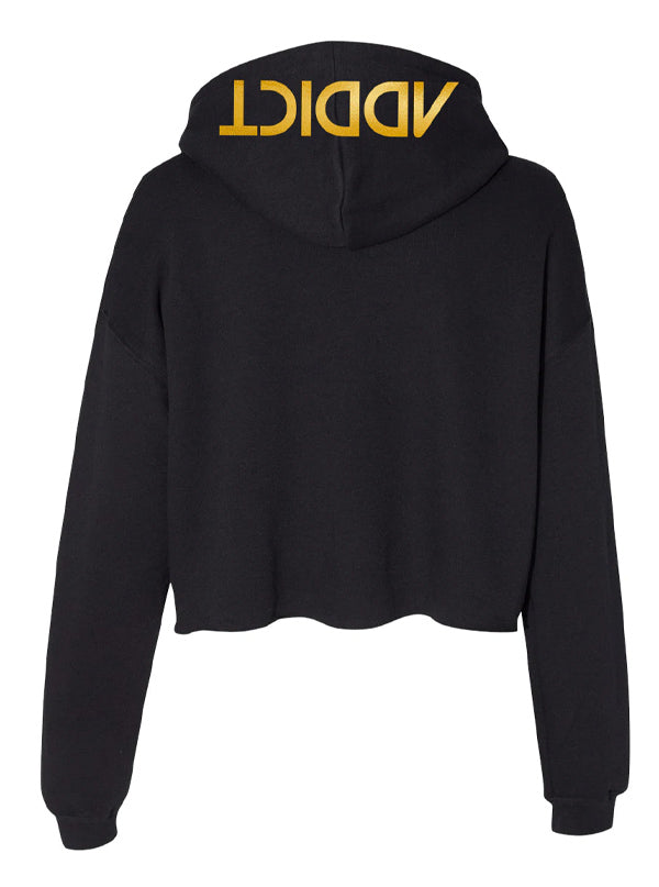 Women&#39;s INK Gold Cropped Hoodie