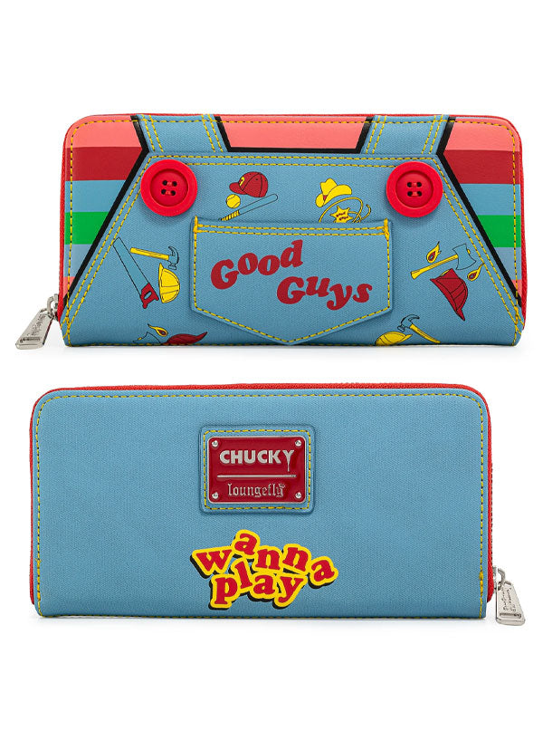 Chucky Cosplay Zip Wallet