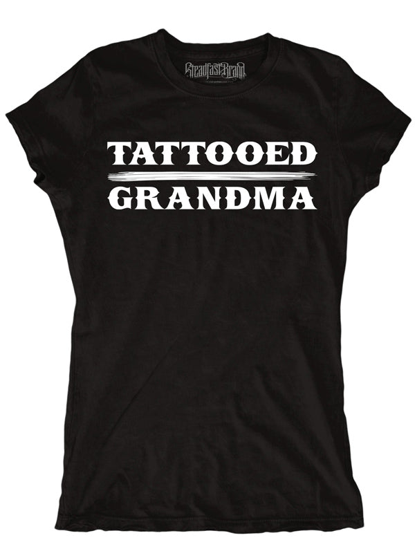 Women&#39;s Tattooed Grandma Tee