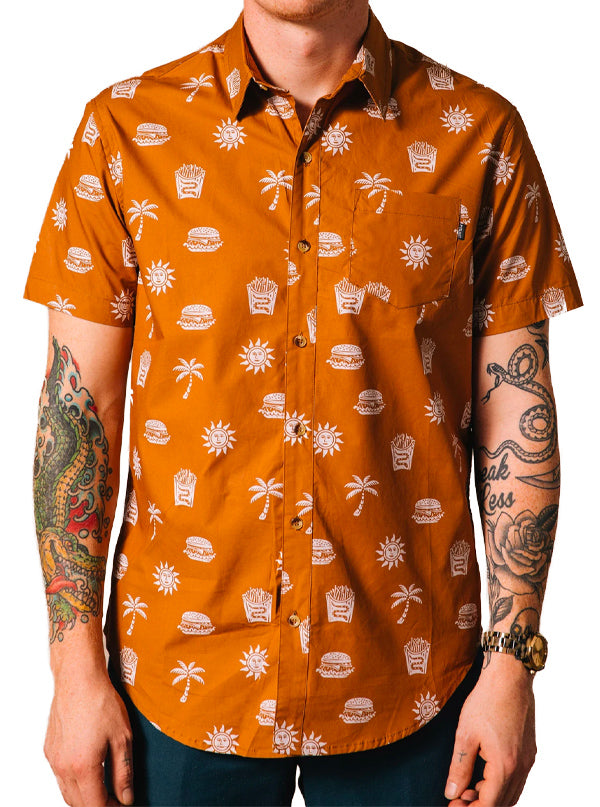 Unisex Take It Greasy Button-Up