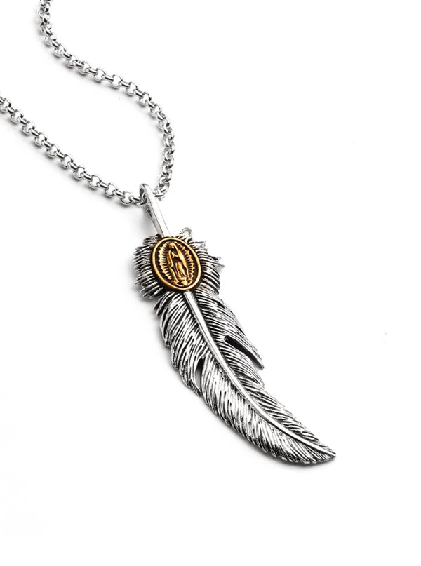 Guadalupe Feather Necklace