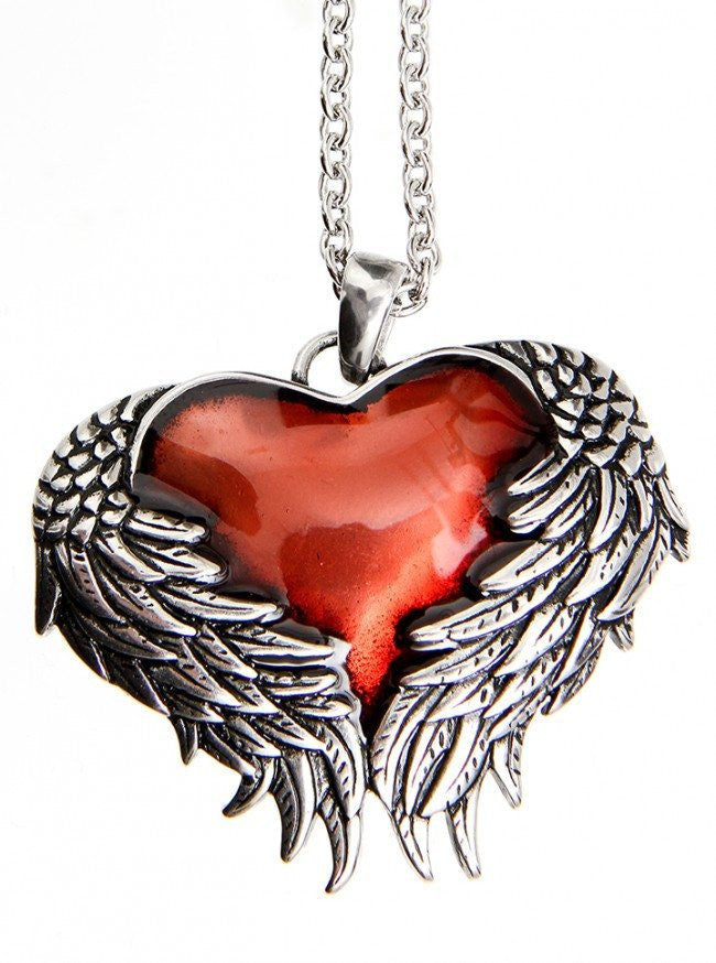 &quot;Guarded Heart&quot; Necklace by Controse (Silver) - www.inkedshop.com