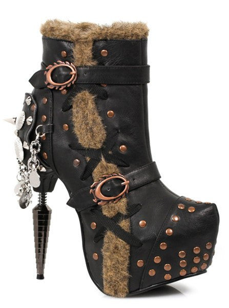 &quot;Griffin&quot; Boot by Hades (Black) - www.inkedshop.com