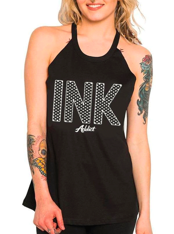 Women&#39;s Ink Hearts Goddess Tank
