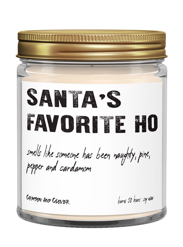 Santa&#39;s Favorite Ho Candle