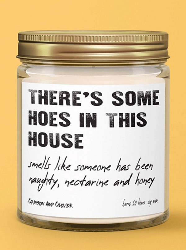 There&#39;s Some Hoes in this House Candle