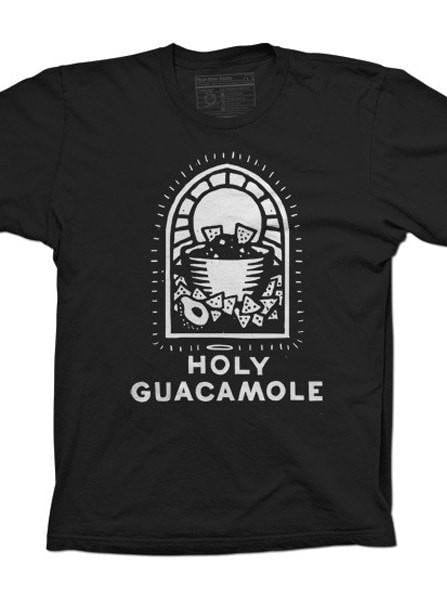 Men&#39;s &quot;Holy Guacamole&quot; Tee by Pyknic (Heather Black) - www.inkedshop.com
