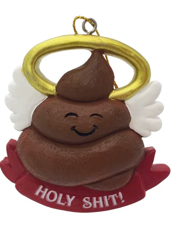 Holy Shit Holiday Ornament