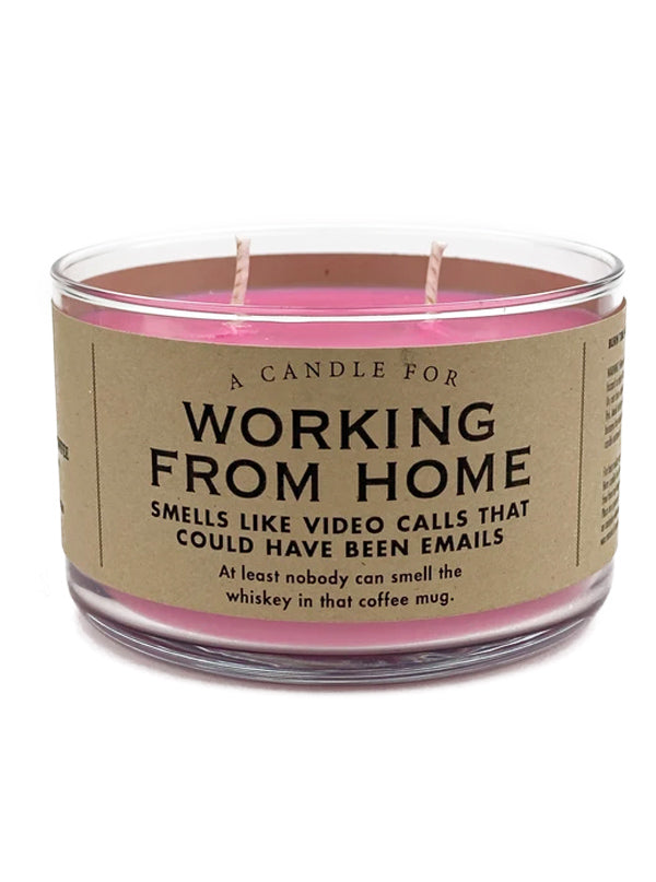Working From Home Candle