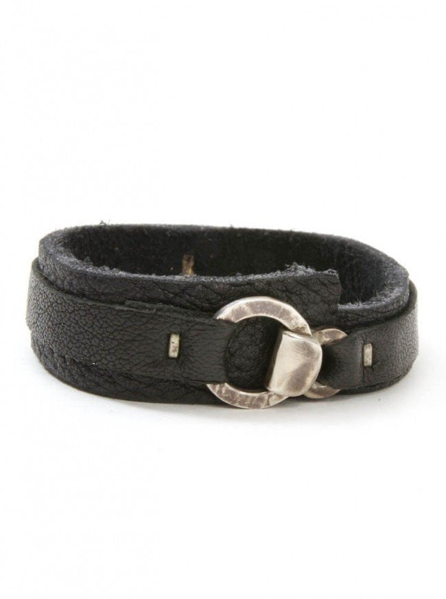 Men&#39;s &quot;Hook And Eye&quot; Cuff by Aileyan (Black) - www.inkedshop.com