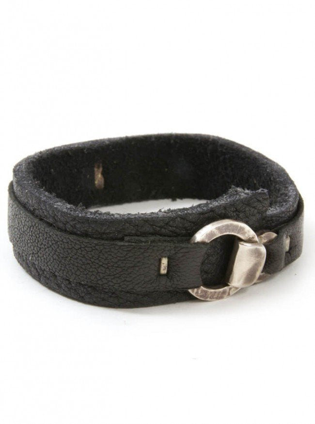 Men&#39;s &quot;Hook And Eye&quot; Cuff by Aileyan (Black) - www.inkedshop.com