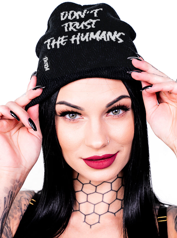 Don&#39;t Trust the Humans Beanie