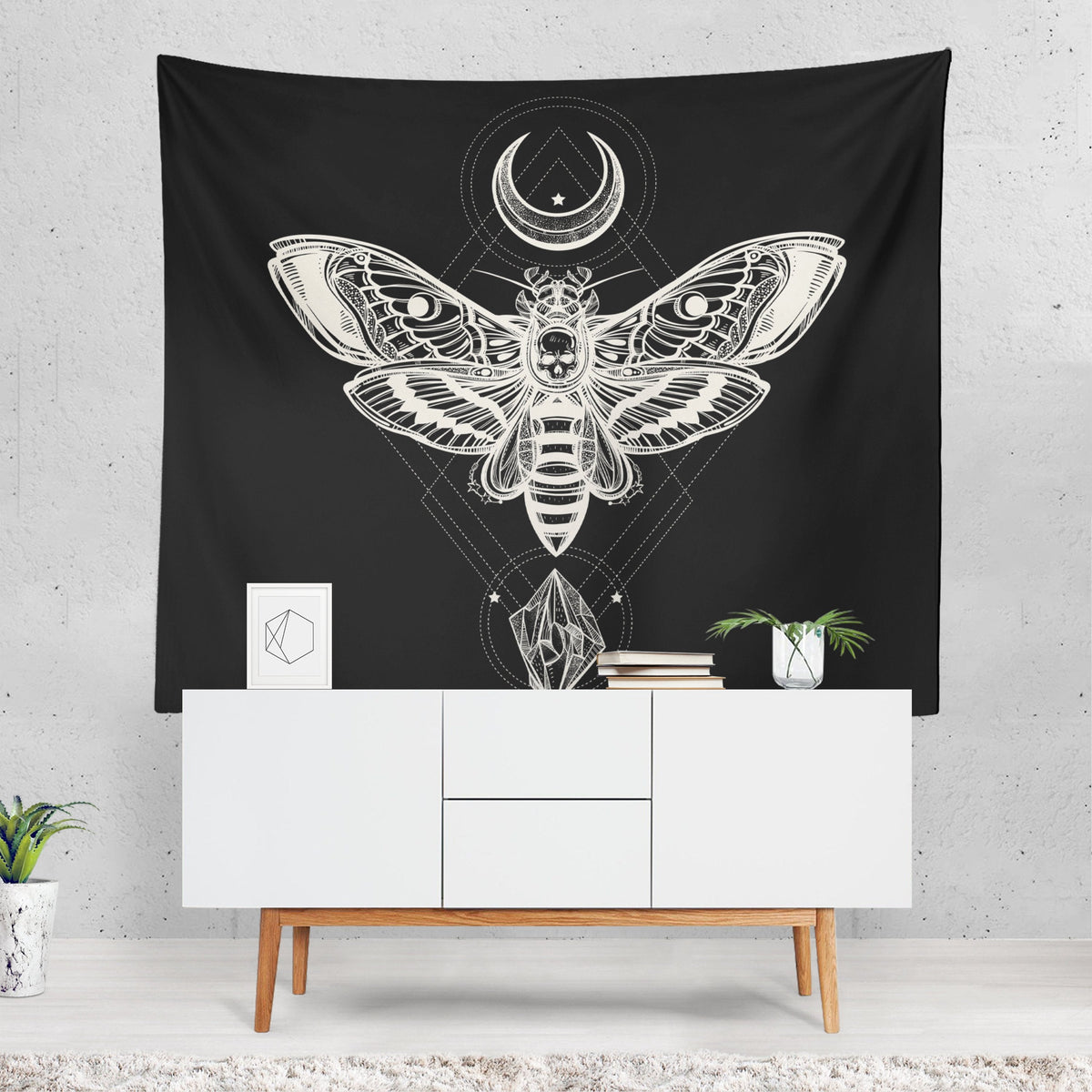 Crystal Moth Tapestry
