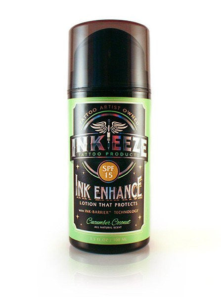 Daily Moisturizer &quot;Ink Enhance SPF 15&quot; 3.3oz by INK-EEZE (More Options) - www.inkedshop.com