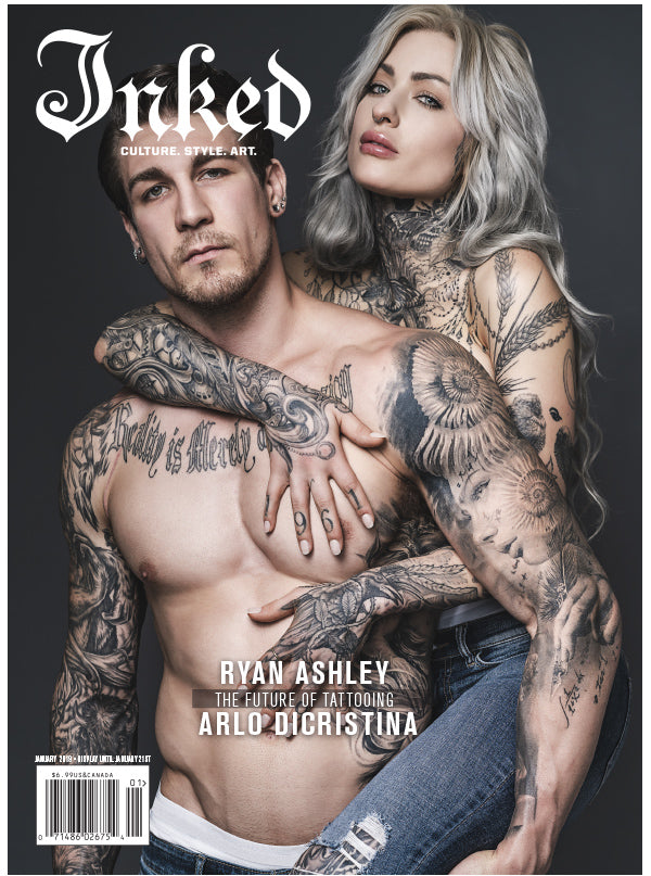 Inked Magazine Art Issue Featuring Ryan Ashley &amp; Arlo Dicristina - January 2019