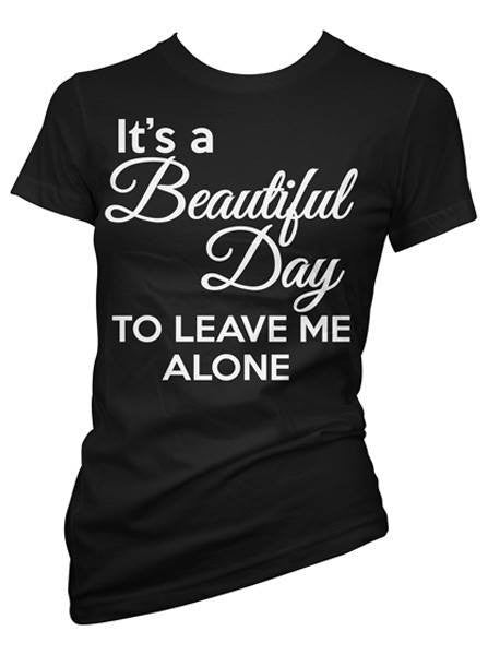 Women&#39;s &quot;It&#39;s a Beautiful Day&quot; Tee by Pinky Star (Black) - www.inkedshop.com