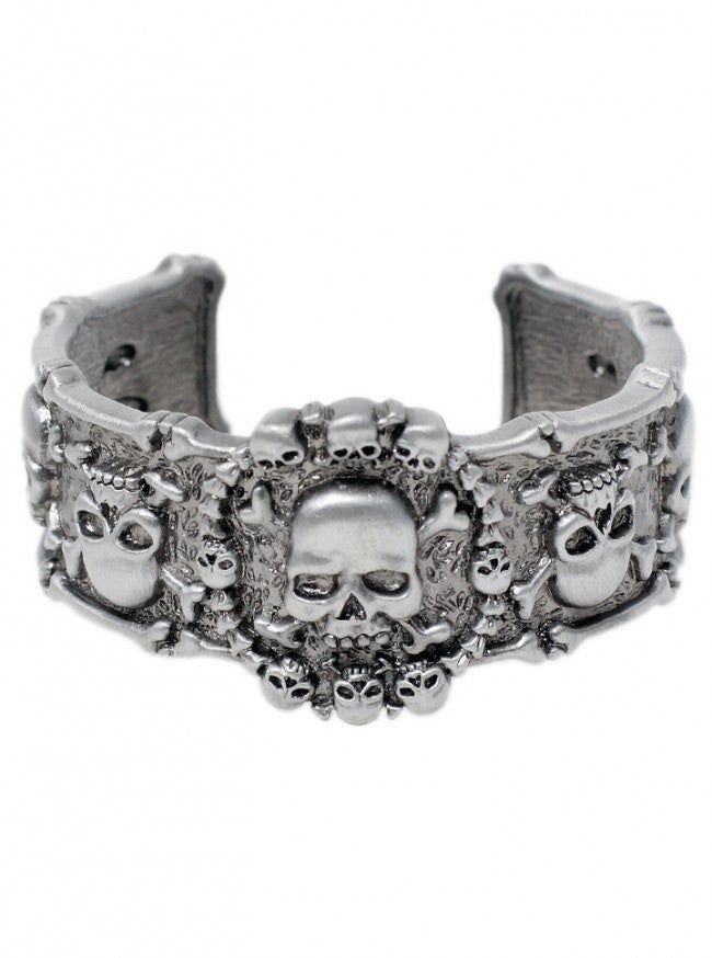 &quot;Skull And Crossbones&quot; Bracelet by Pacific Trading - www.inkedshop.com