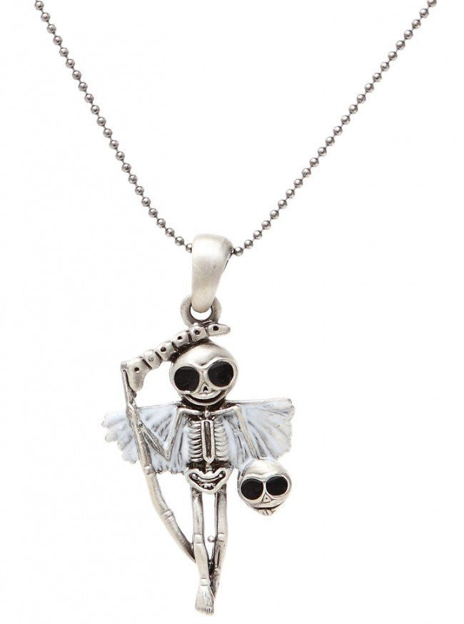 &quot;Reaperman Skelly&quot; Necklace by Pacific Trading - www.inkedshop.com