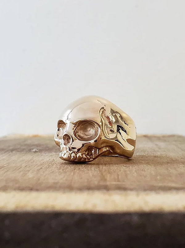 Keith Skull Brass Ring
