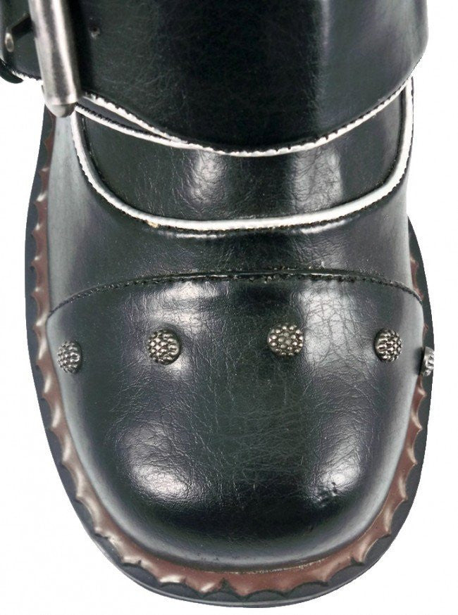 &quot;Krull&quot; Platform Boots by Hades (Black) - www.inkedshop.com