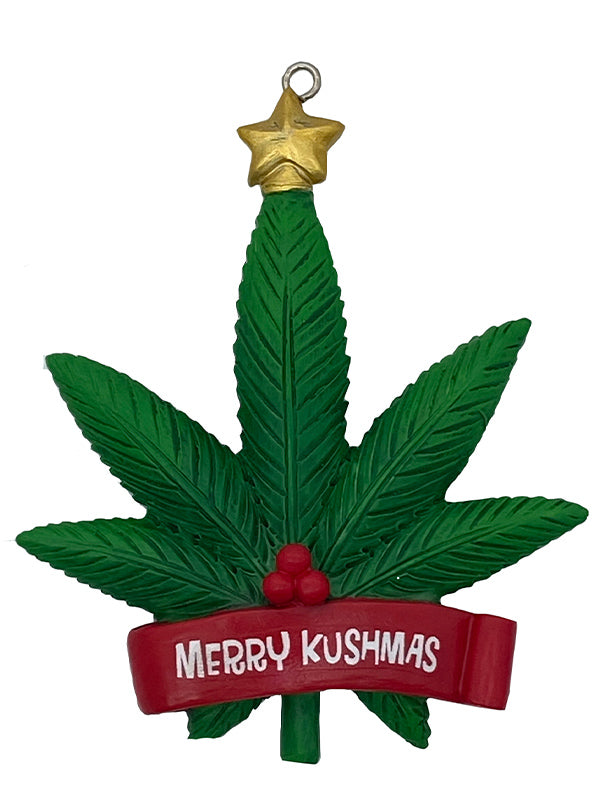 Merry Kushmas Holiday Ornament