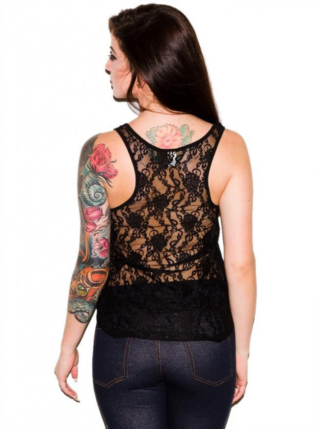 Women&#39;s &quot;Last Kiss&quot; Lace Tank by Inked (More Options) - www.inkedshop.com