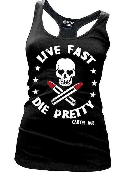 Women&#39;s Live Fast Die Pretty Tank