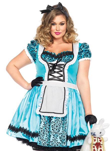 Women&#39;s Looking Glass Plus Size Costume