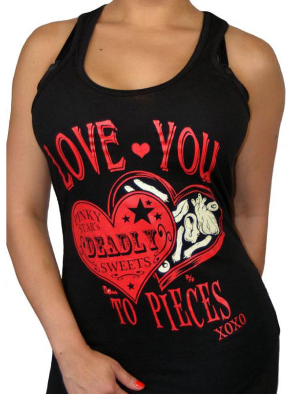 Women&#39;s Love You to Pieces Racerback Tank