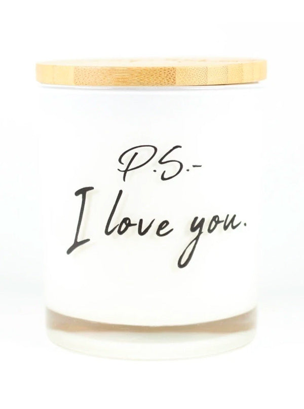 PS- I Love You Candle