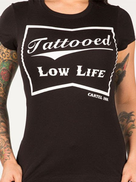 Women&#39;s Tattooed Low Life Tee