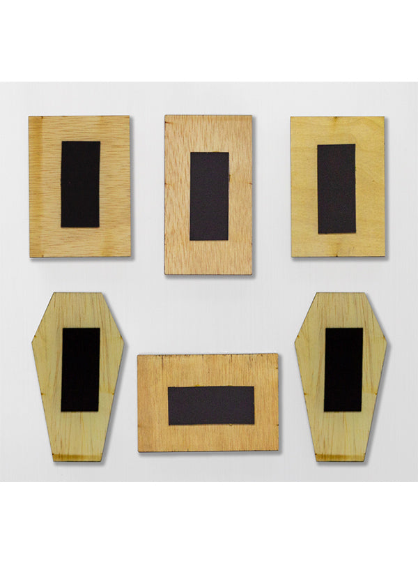 Wood Art Magnets by Dave Sanchez