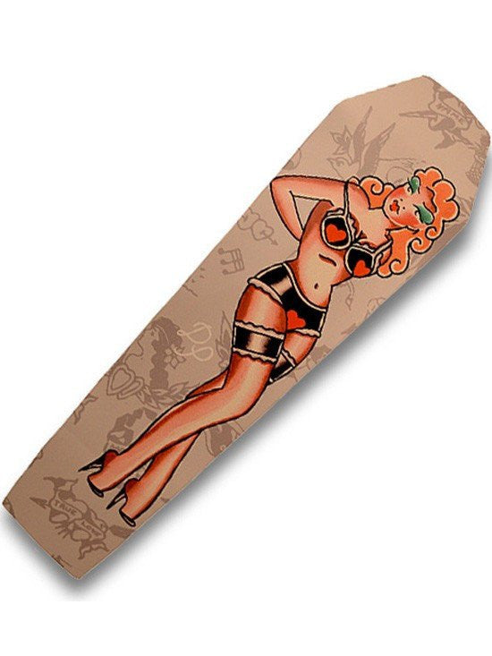 &quot;She&#39;s A Knock Out&quot; Skateboard Deck by Tip Top Industries - www.inkedshop.com