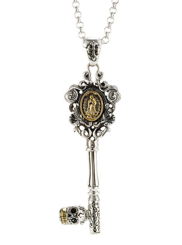 Calavera Key Necklace
