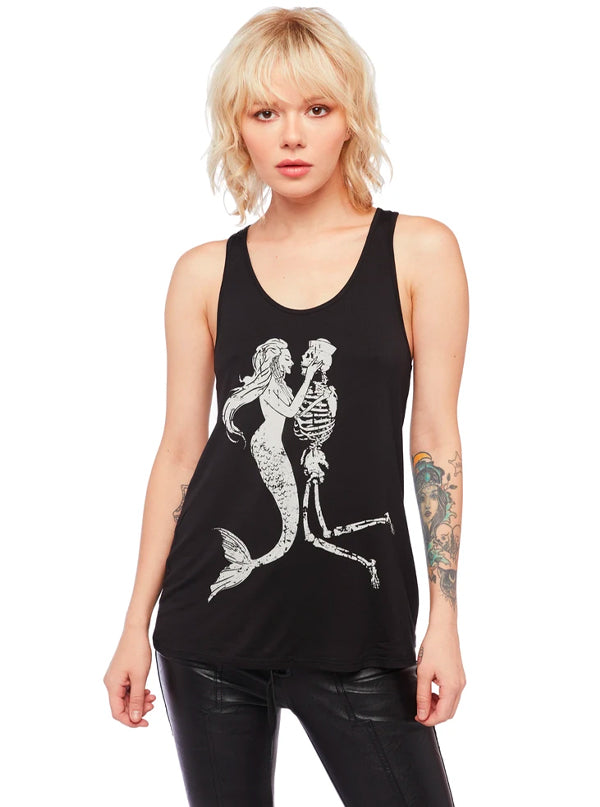 Women&#39;s Mermaid &amp; Skeleton Tank