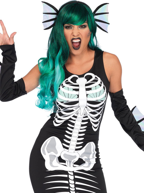 Women&#39;s Skeleton Siren Costume